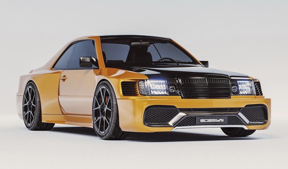 SDESYN Rendering Shows What A C124 Resto-Mod Would Look Like