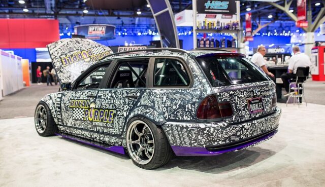 Mercedes Turbodiesel Engine Powers This Incredible BMW Drift Wagon