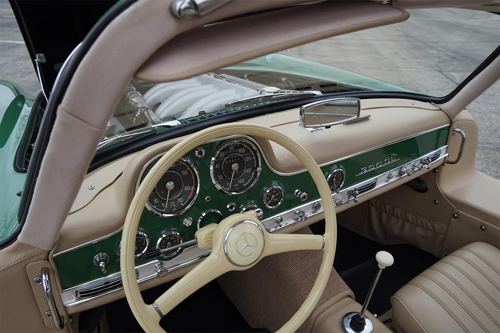1955 Mercedes 300SL Gullwing Bring A Trailer Interior