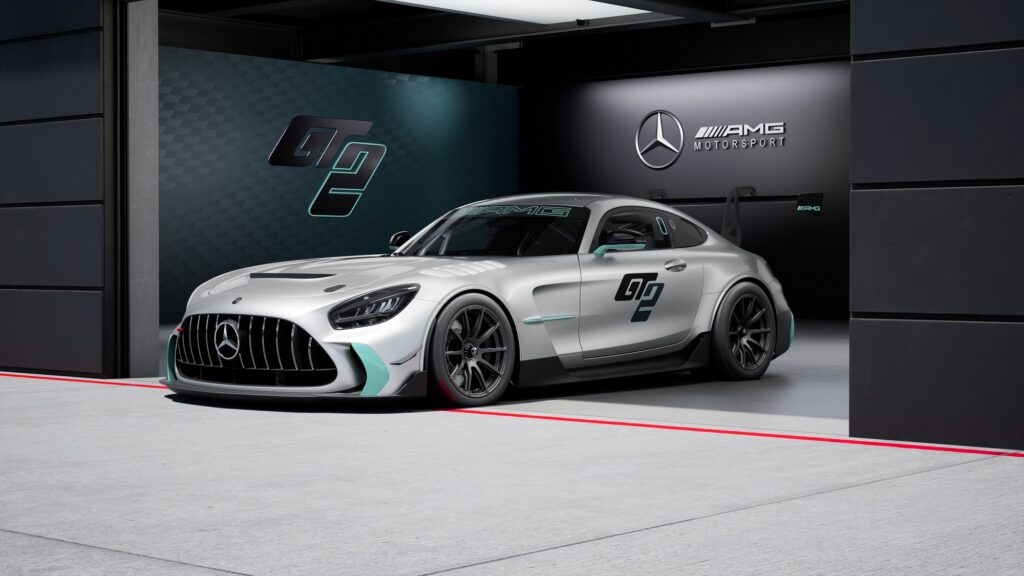 The Mercedes-AMG GT2 is a street-illegal track day toy. 