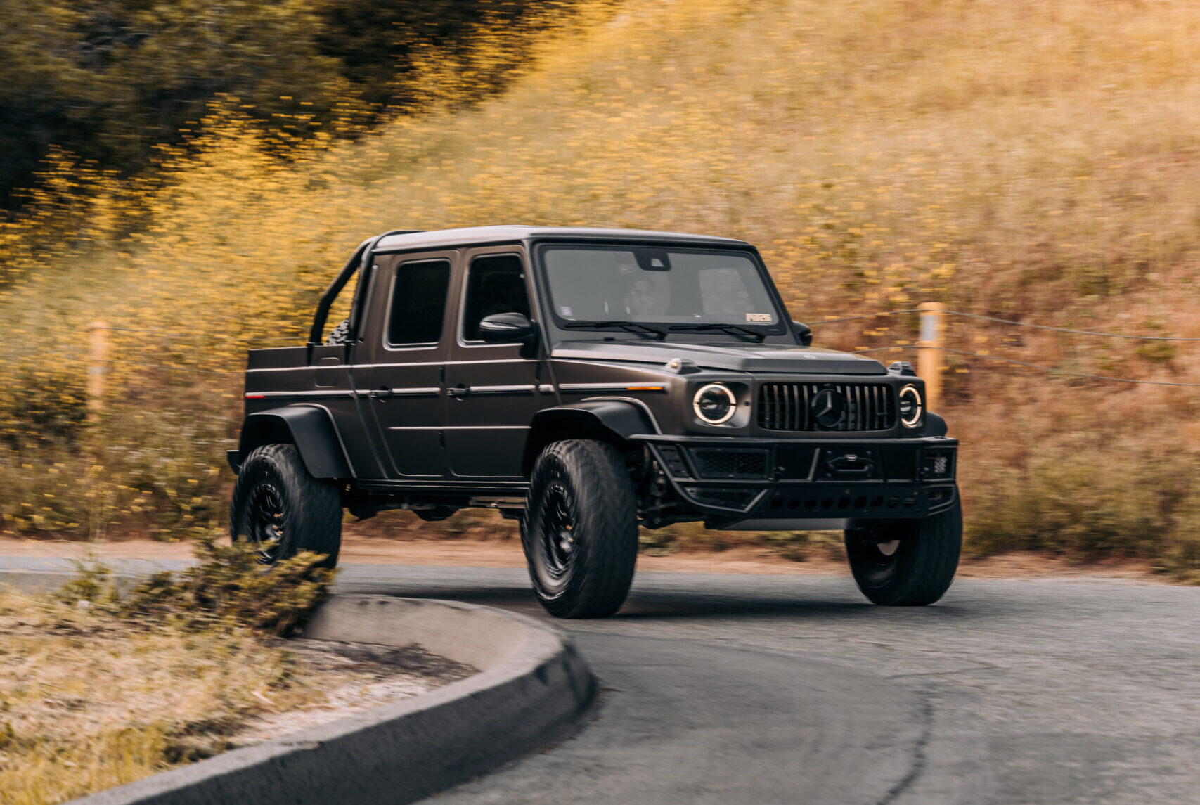 A black Mercedes-Benz G63 AMG by Pit26