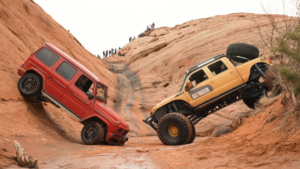 Mostly Stock G63 AMG Takes On Moab And Performs Admirably