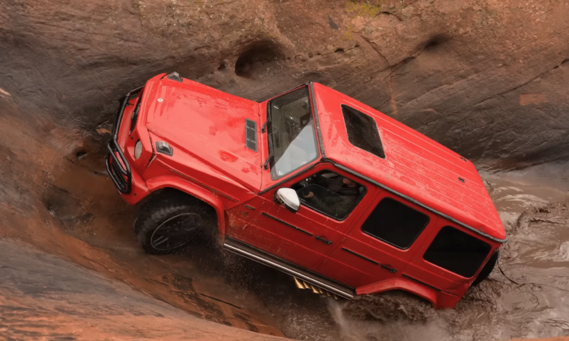 Mostly Stock G63 AMG Takes On Moab And Performs Admirably