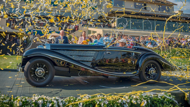 1937 Mercedes 540K Special Roadster Is Deserving Winner At Pebble Beach