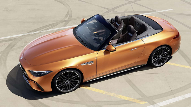 Mercedes-AMG SL63 Manufaktur Big Sur Stuns In Orange Flame