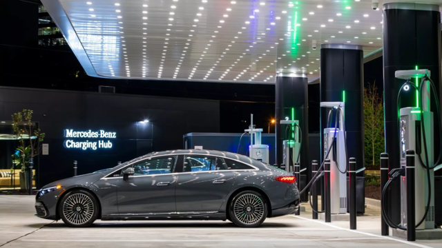 Mercedes Launches First Luxurious Fast Charging Hub in The U.S.