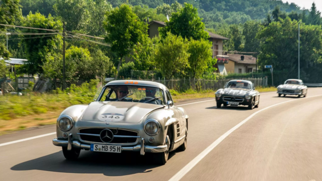 Mercedes Is Offering The Chance to Race the Mille Miglia Driving 300 SL Gullwing