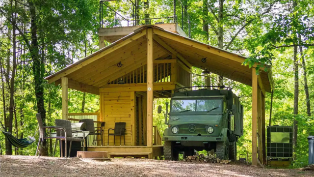 Unimog From ‘Walking Dead’ Air BnB Takes Glamping to Another Level