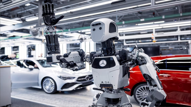 Humanoid Robots Are Helping Increase Efficiency at Mercedes Factories