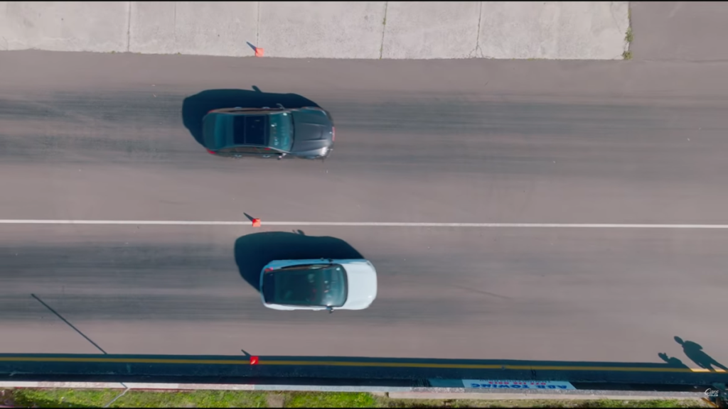 Mercedes-AMG C63 S Takes on a Volvo EX30 in a Hybrid Vs. EV Drag Race