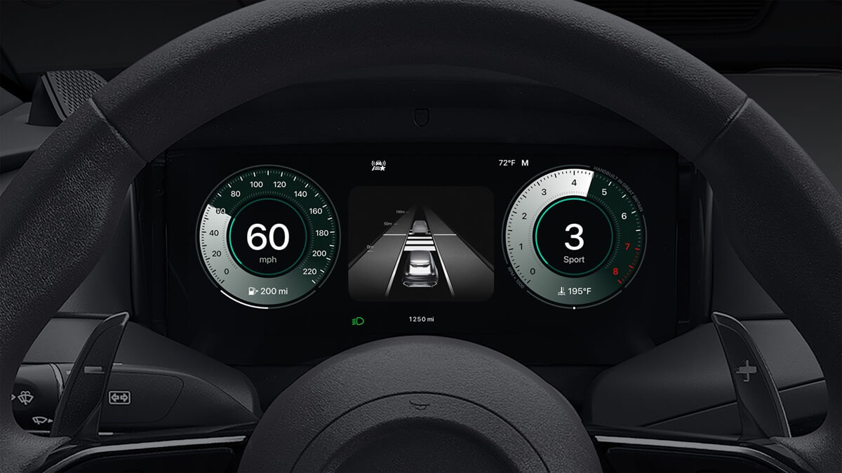 Apple CarPlay Ultra in an Aston Martin, the software that Mercedes-Benz is resisting.