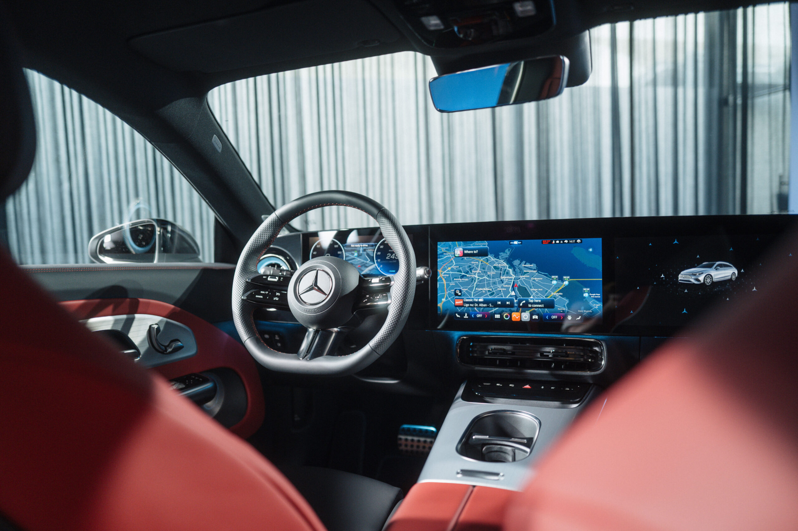 World premiere of the Mercedes-Benz CLA Shooting Brake and CLA Shooting Brake with EQ Technology in Copenhagen, 2025.
