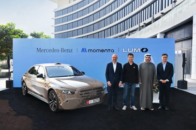 Mercedes-Benz partners with Momenta and Lumo for Abu Dhabi robotaxi launch.