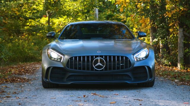 A Mercedes-AMG GT R courtesy of Throttle House.