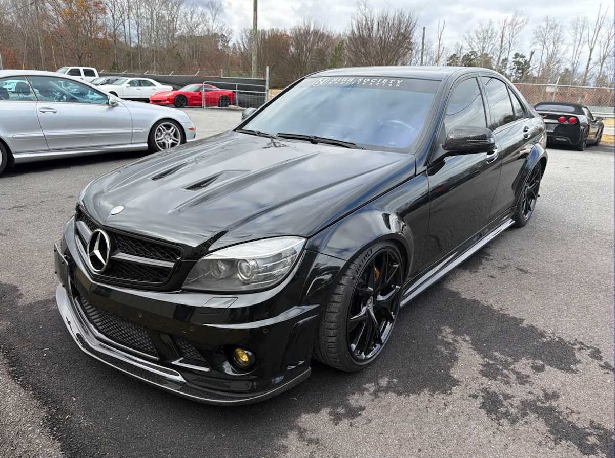 Check Out This Wickedly Wild Supercharged 6-Speed Manual-Swapped Mercedes-Benz C 63 AMG