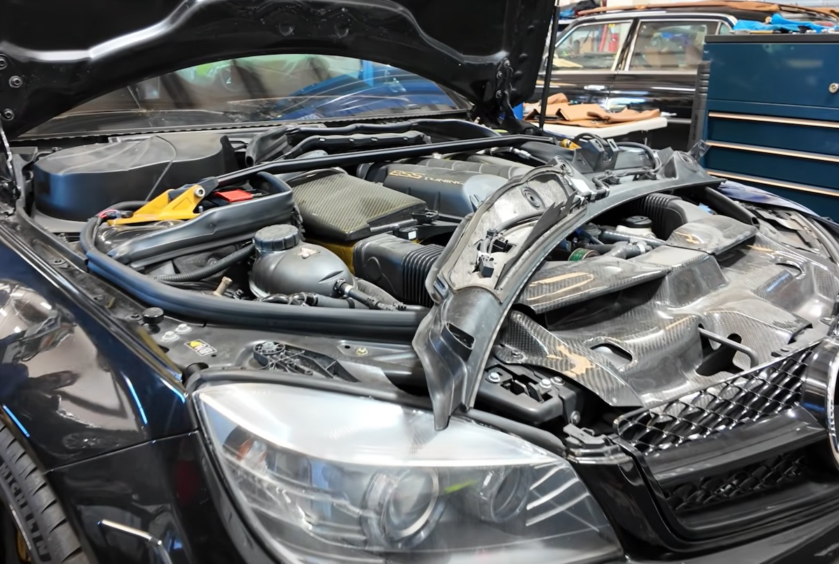 Check Out This Wickedly Wild Supercharged 6-Speed Manual-Swapped Mercedes-Benz C 63 AMG