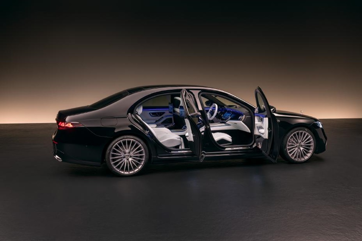 The new Mercedes-Benz S-Class, like the one featured in the brand's walkaround YouTube video.