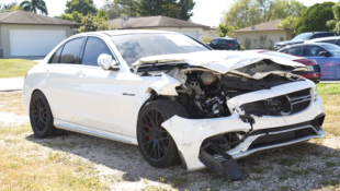 C63 wrecked